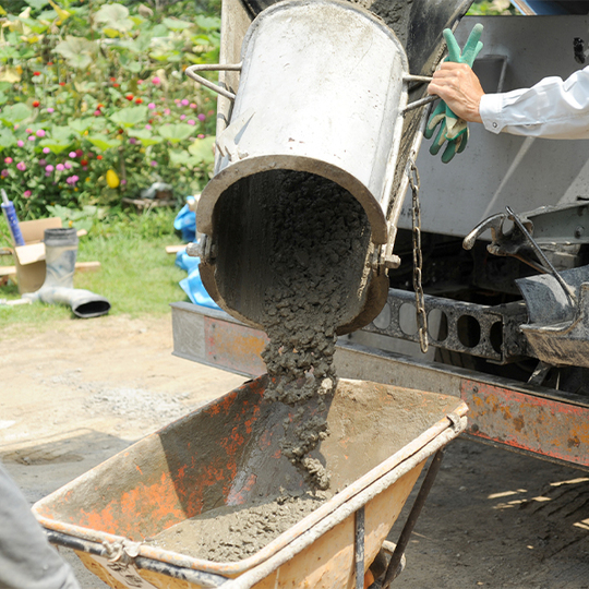 生コンクリートの製造を行う福岡県みやま市瀬高町の